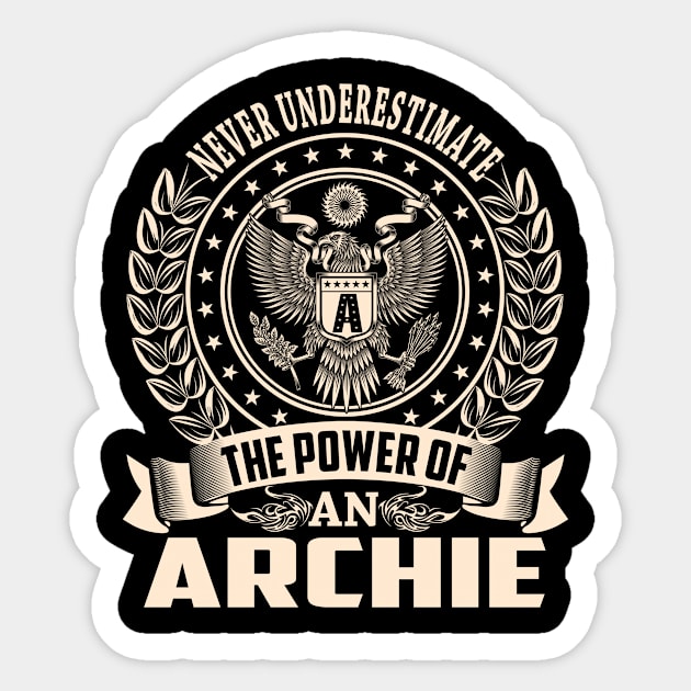 ARCHIE Sticker by Darlasy